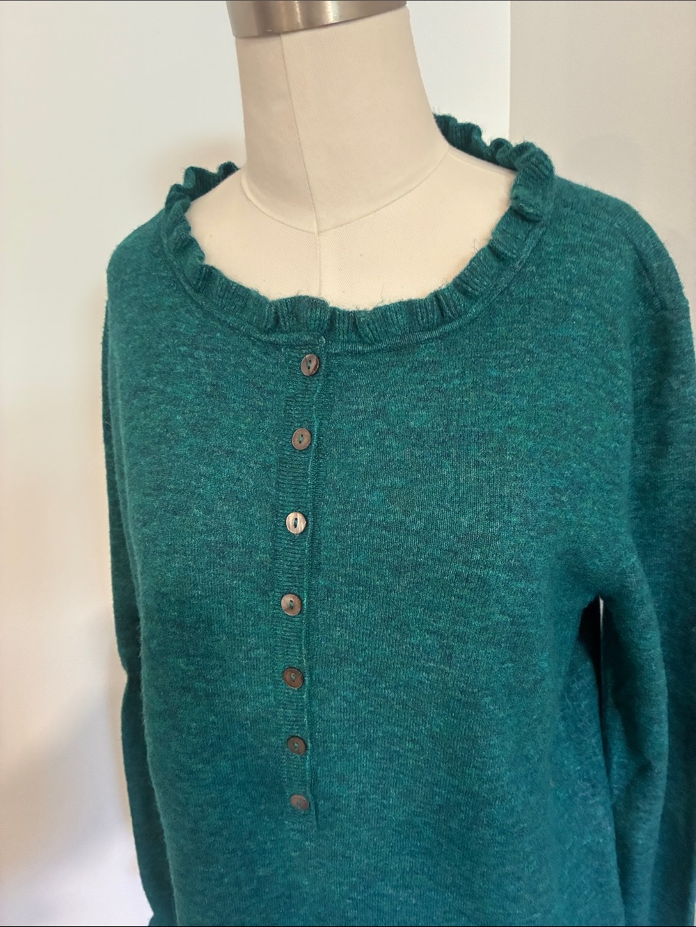 Sundance Edwina Henley sweater L